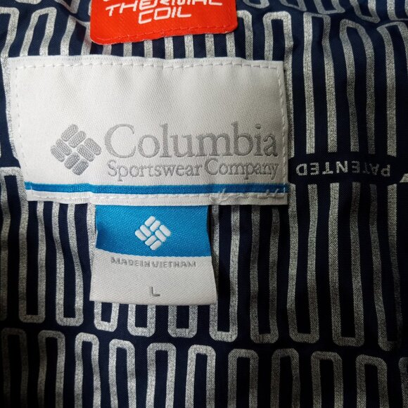 Columbia Thermal Coil Puffer Jacket Womens Large Puffer High Neck Full Zip - Picture 7 of 14